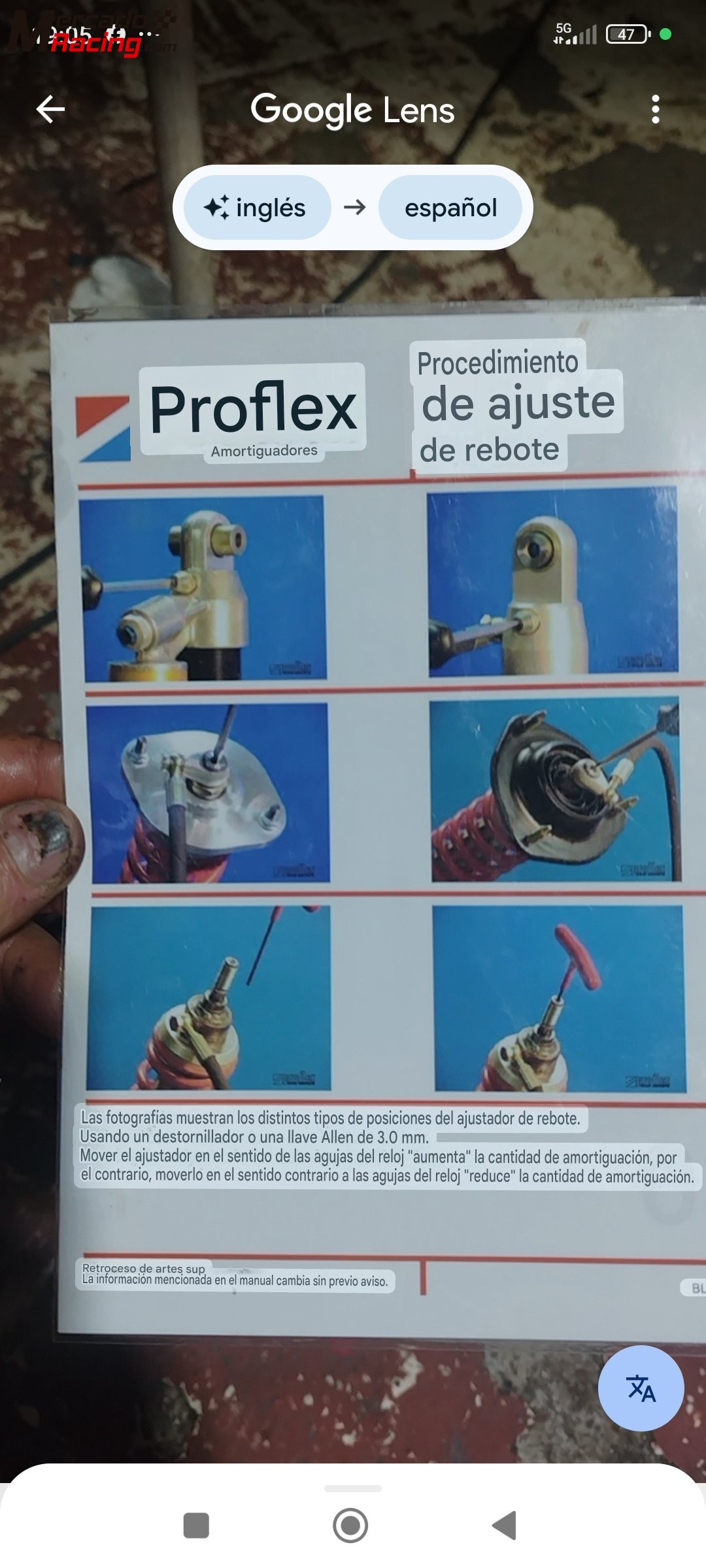 Vendo suspensión proflex saxo ,106,ax.