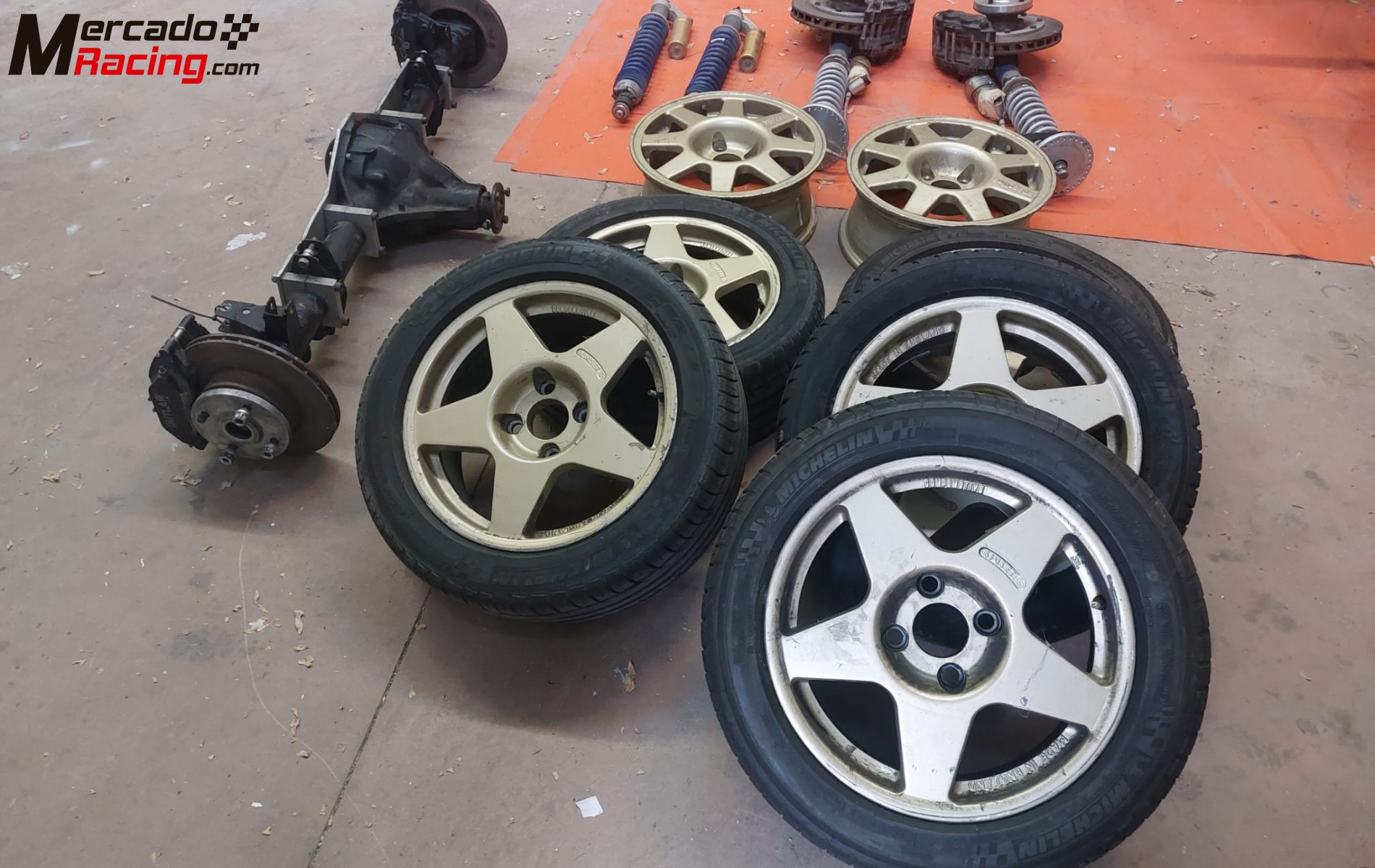 Puente trasero y kit tierra ohlins escort mk2