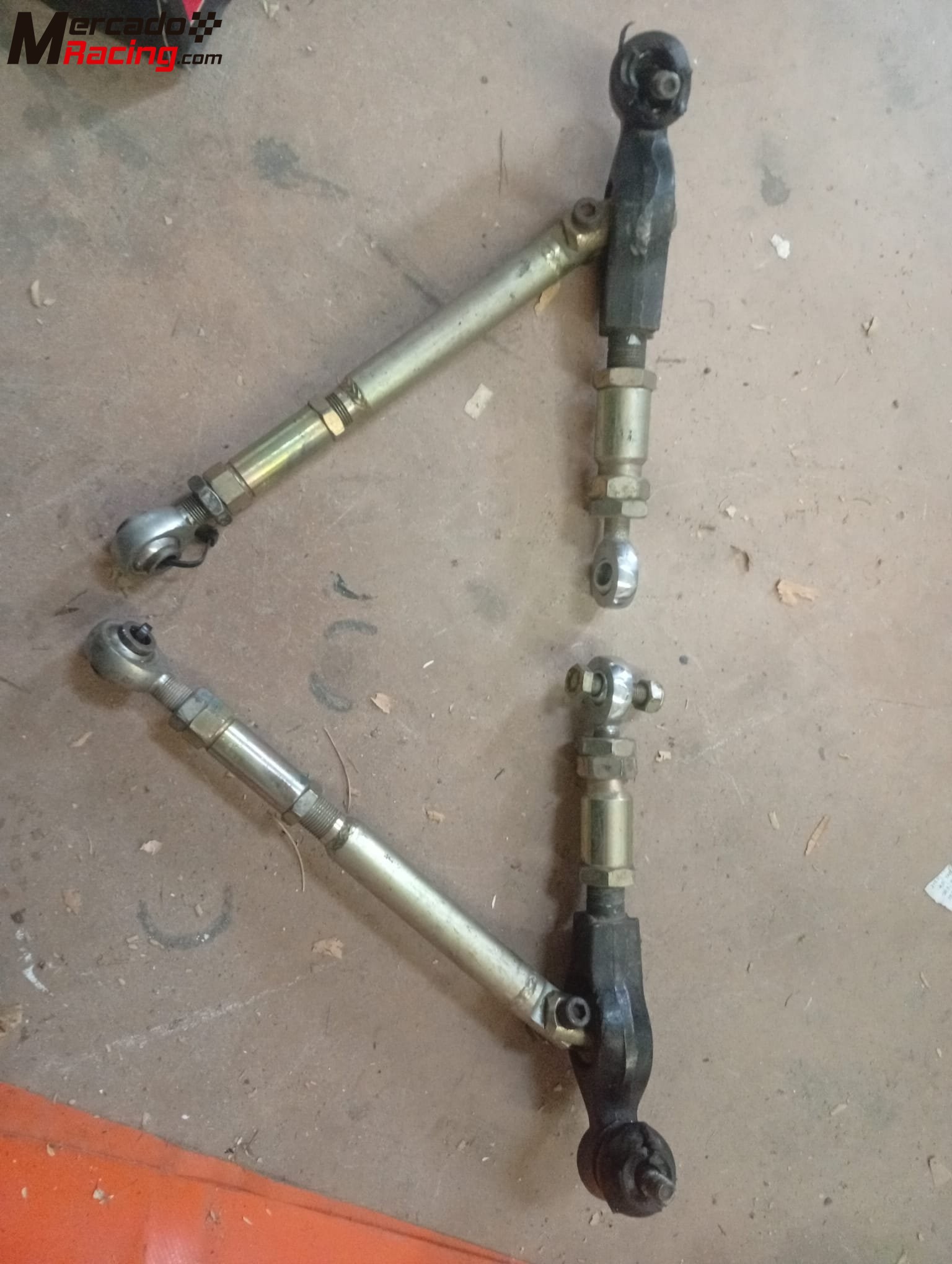 Trapecios tubulares delanteros escort mk2