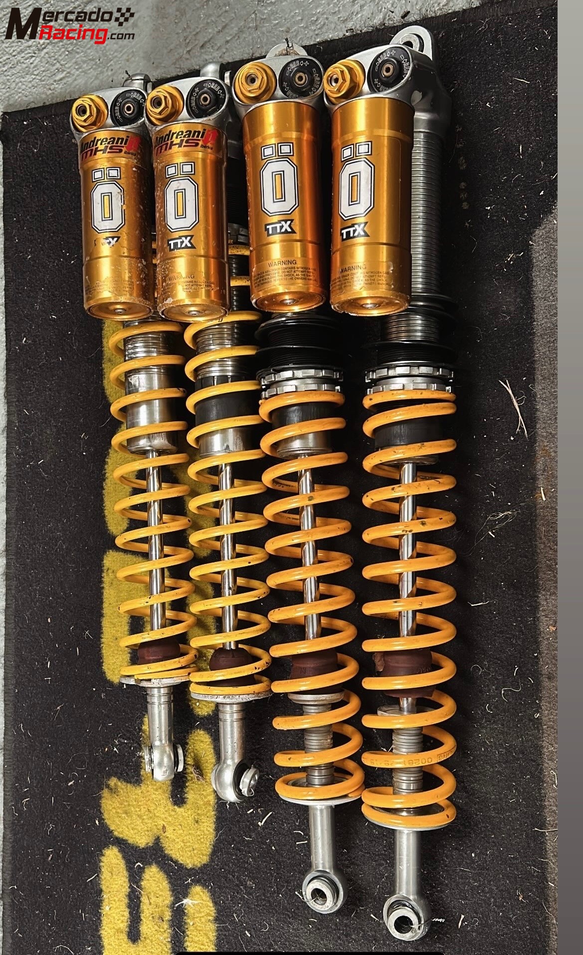 Suspensiones ohlins ttx 3 vías 