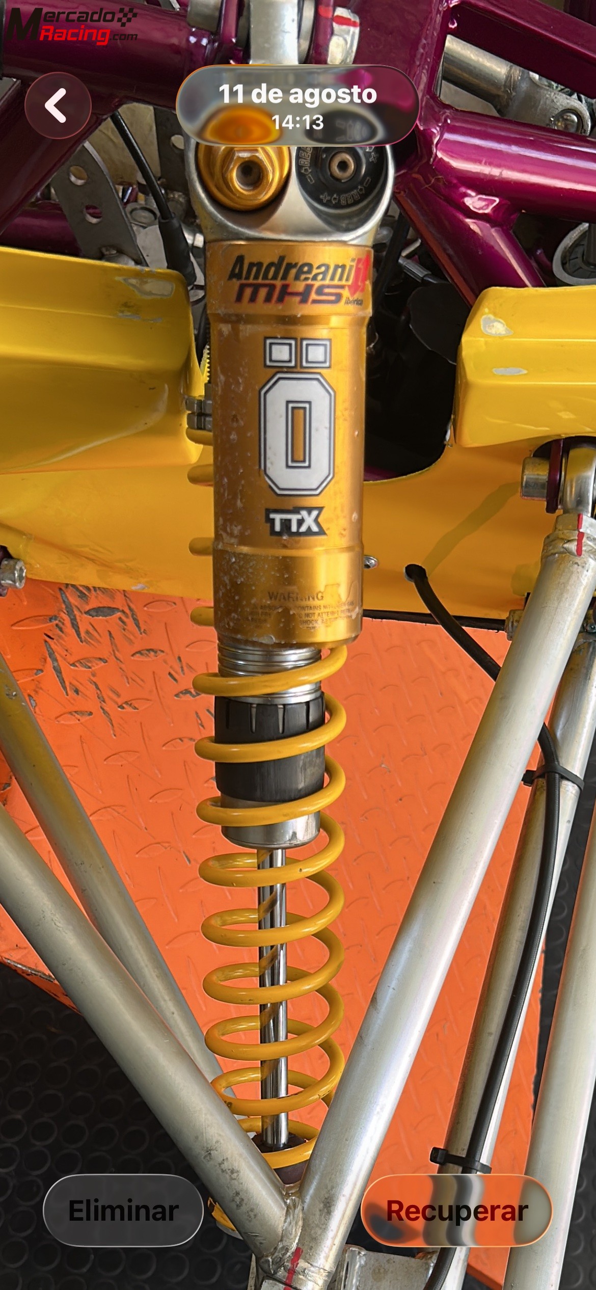 Suspensiones ohlins ttx 3 vías 