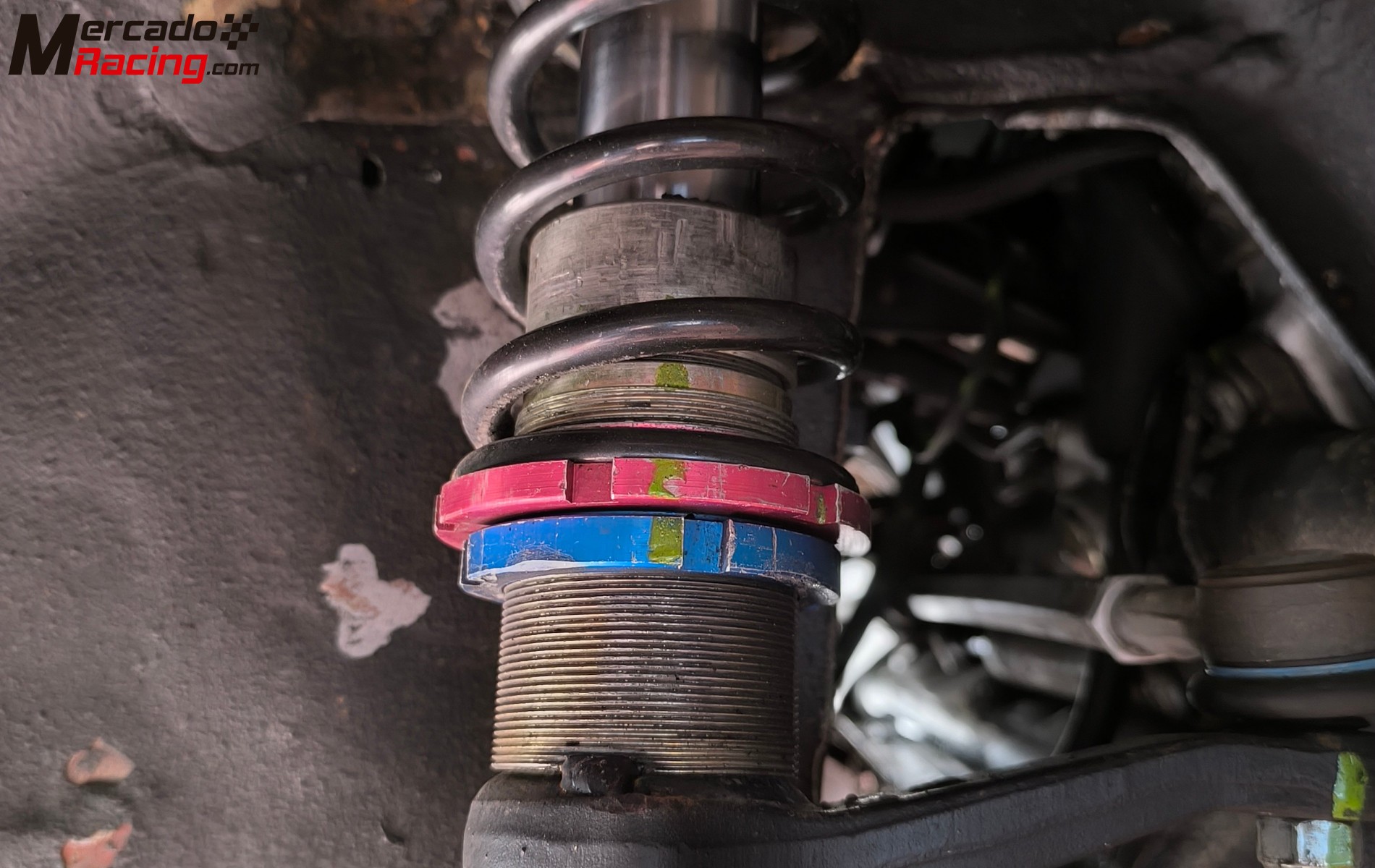 Amortiguacion delantera 2 vias en compresion para citroen saxo