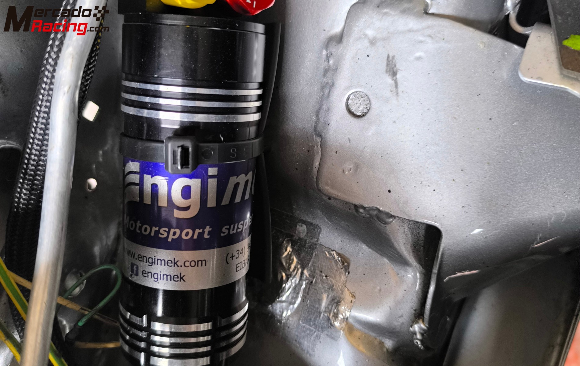 Amortiguacion delantera 2 vias en compresion para citroen saxo