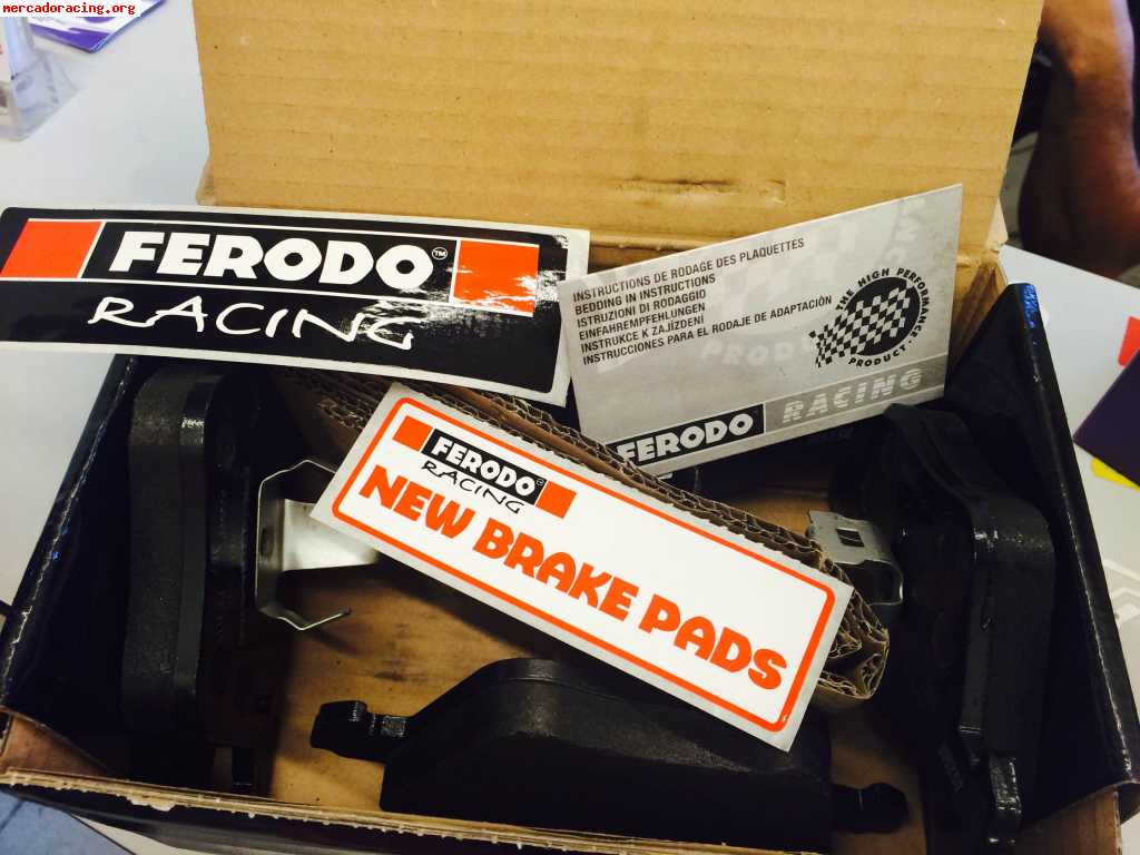 Ferodo ds 2500 delanteras y ebc amarillas traseras para ford