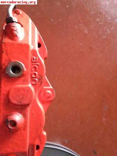 Pinzas de frenos alcon de la copa saxo