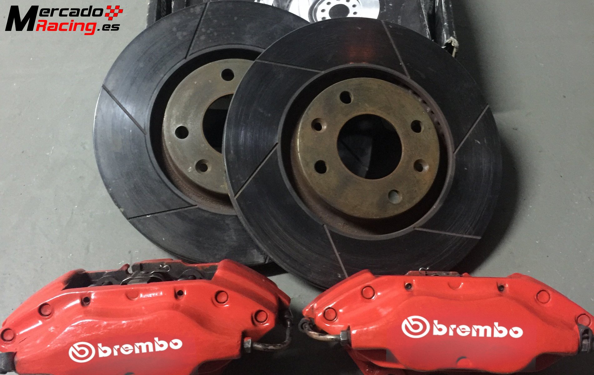 Pinzas brembo 406 coupe,ds3000 y galfer 283 rayados