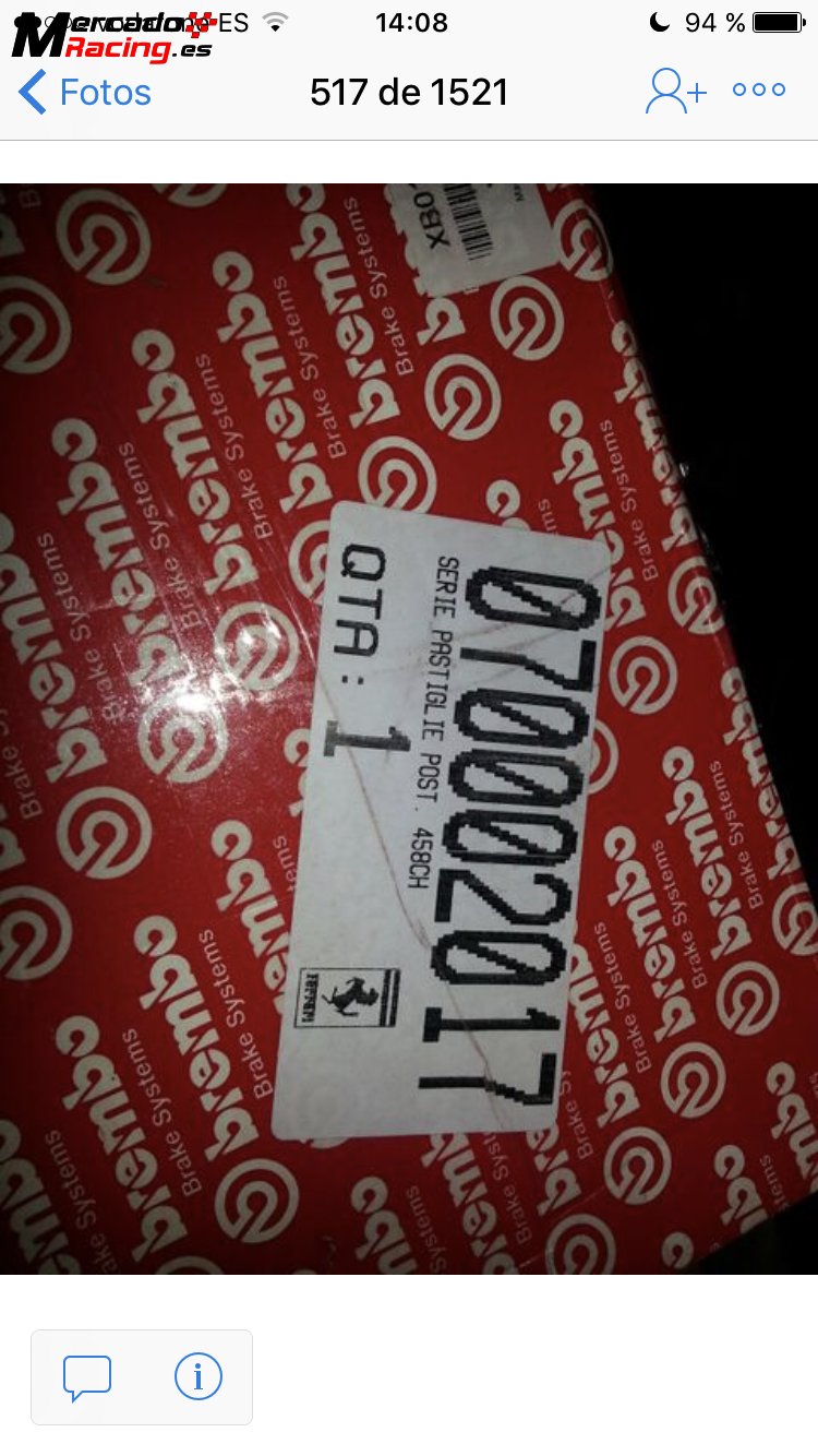 Pastillas de freno brembo