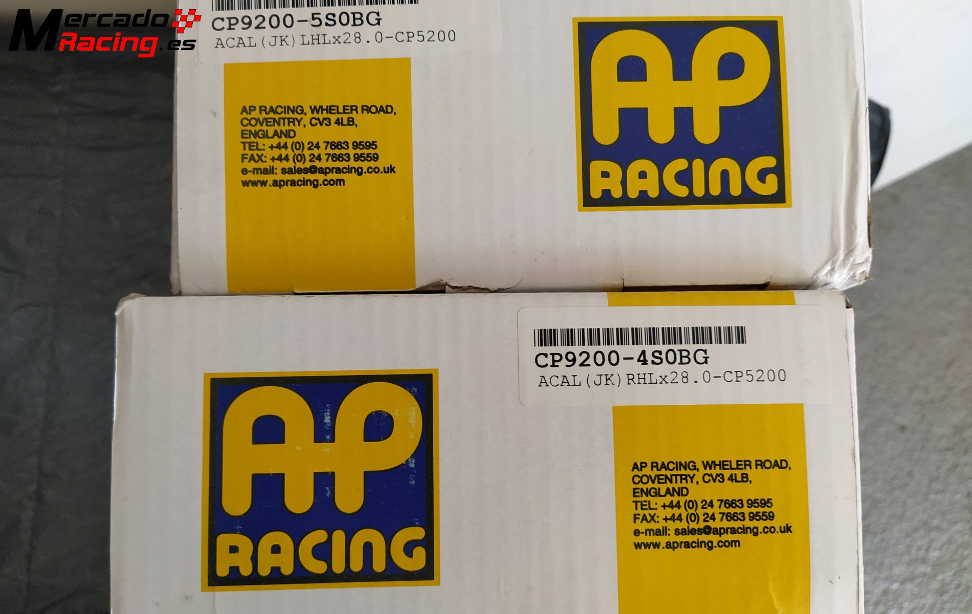 Se venden pinzas ap racing cp9200