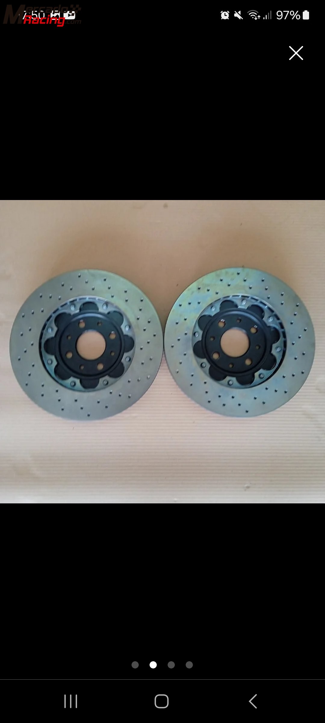 Discos flotantes  brembo 305  x28