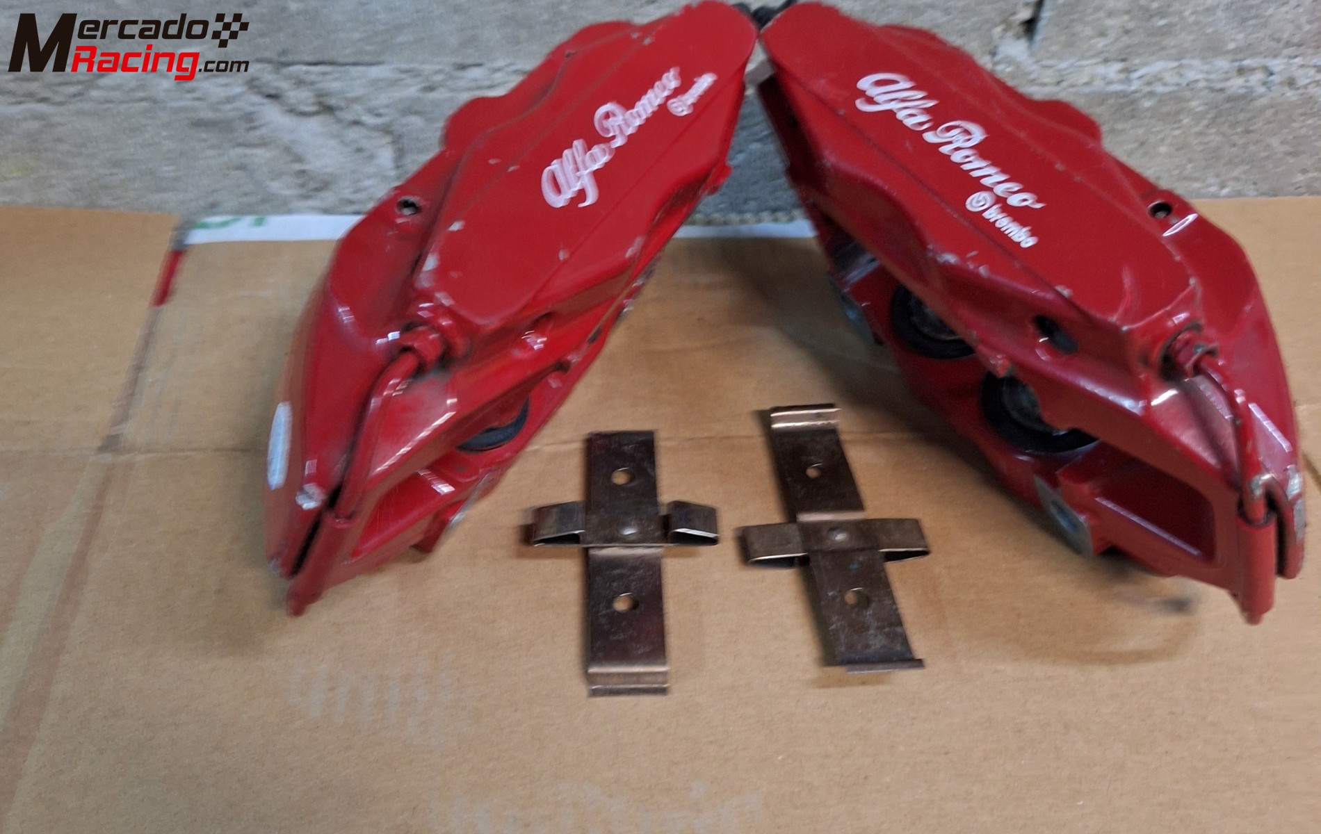 Pinzas brembo 4 pistones alfa romeo