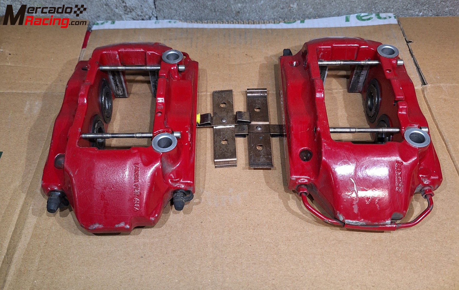 Pinzas brembo 4 pistones alfa romeo