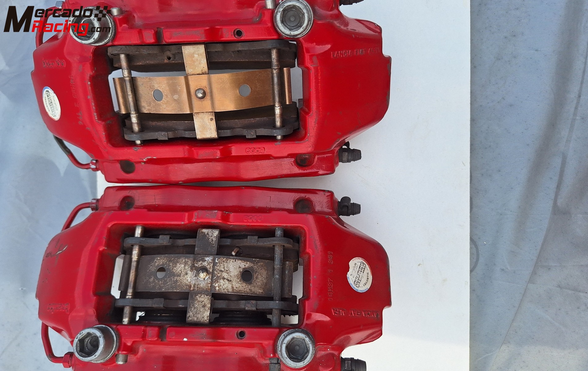 Pinzas brembo con adaptadores para psa