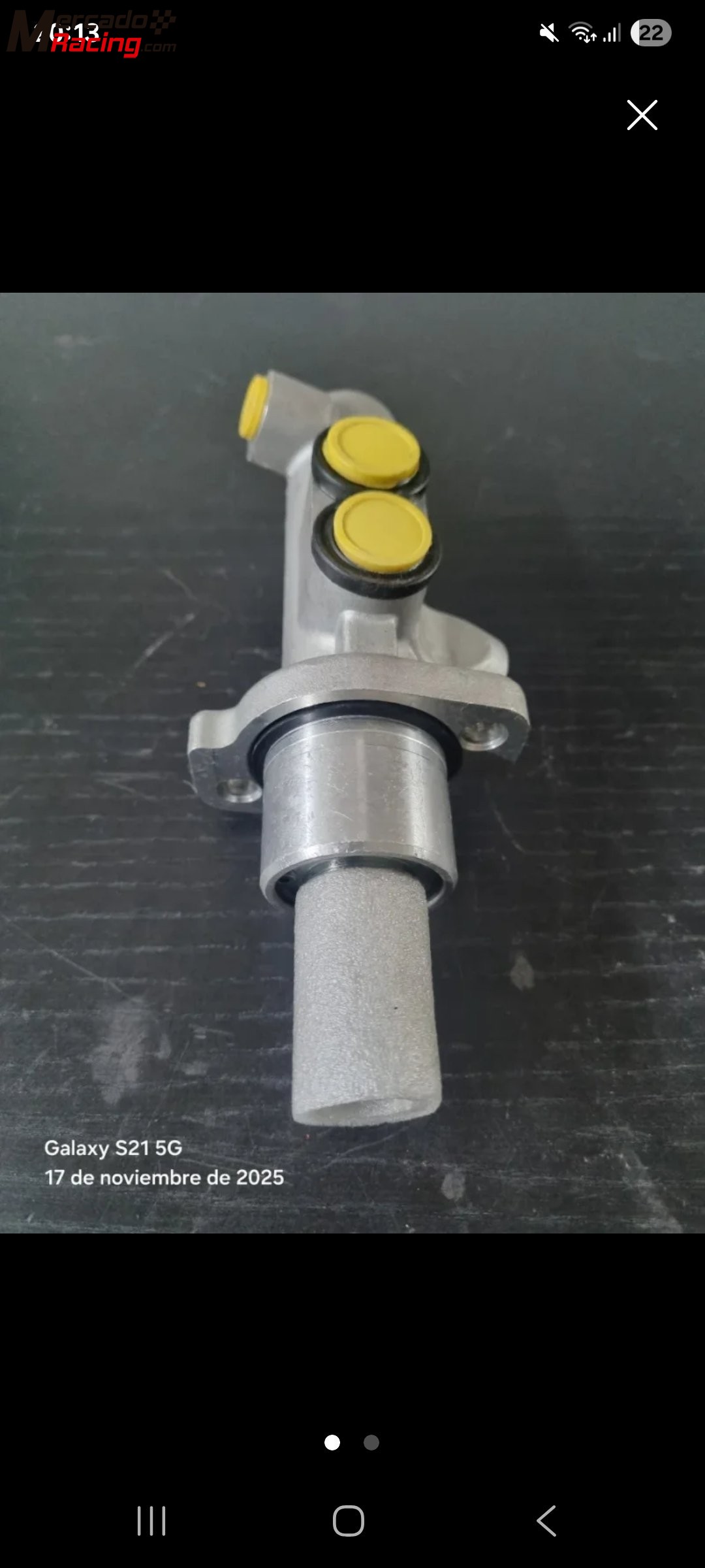 Supresor  servofreno peugeot 206 con bomba 25.4 desafío frances 