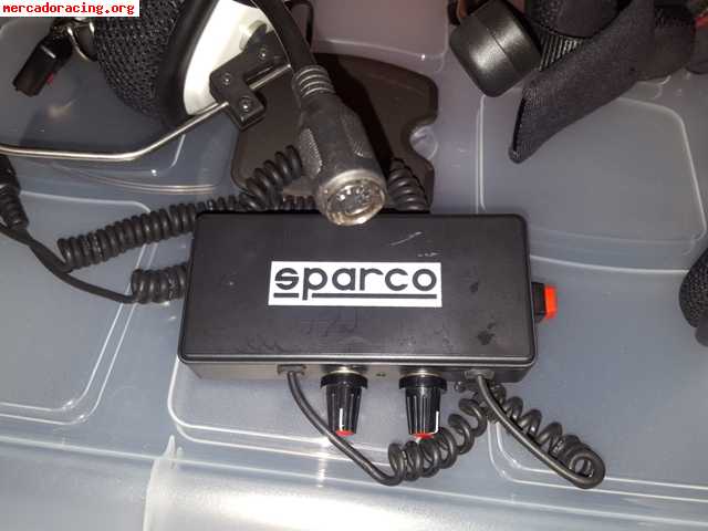 Cascos bps  homologacion ece  y centralita sparco 