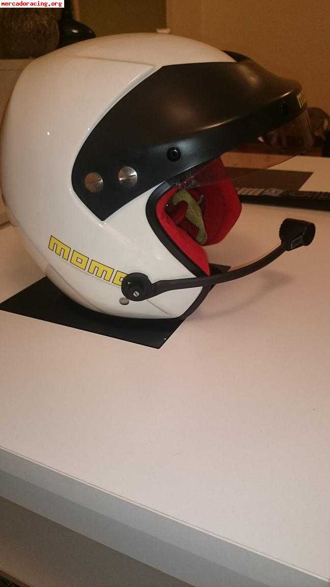 Vendo casco momo con interfono 