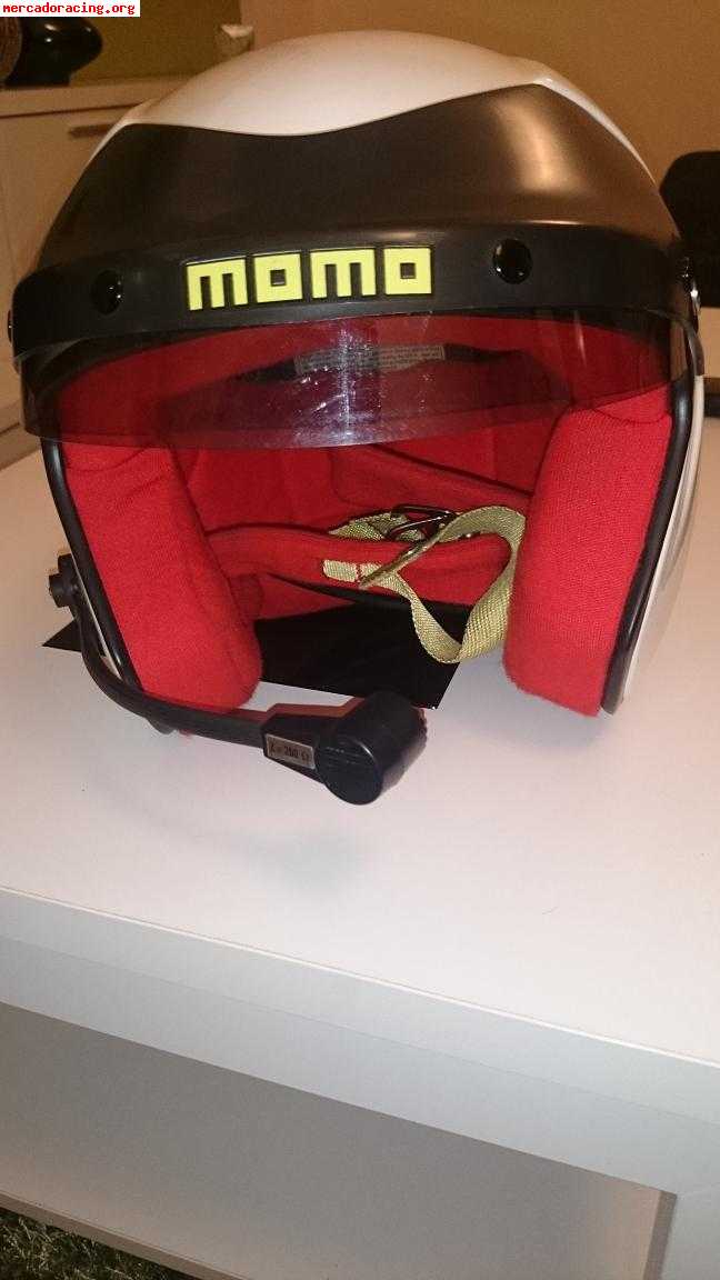 Vendo casco momo con interfono 