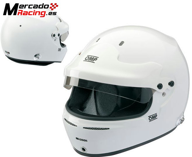 Casco omp y hans de carbono 