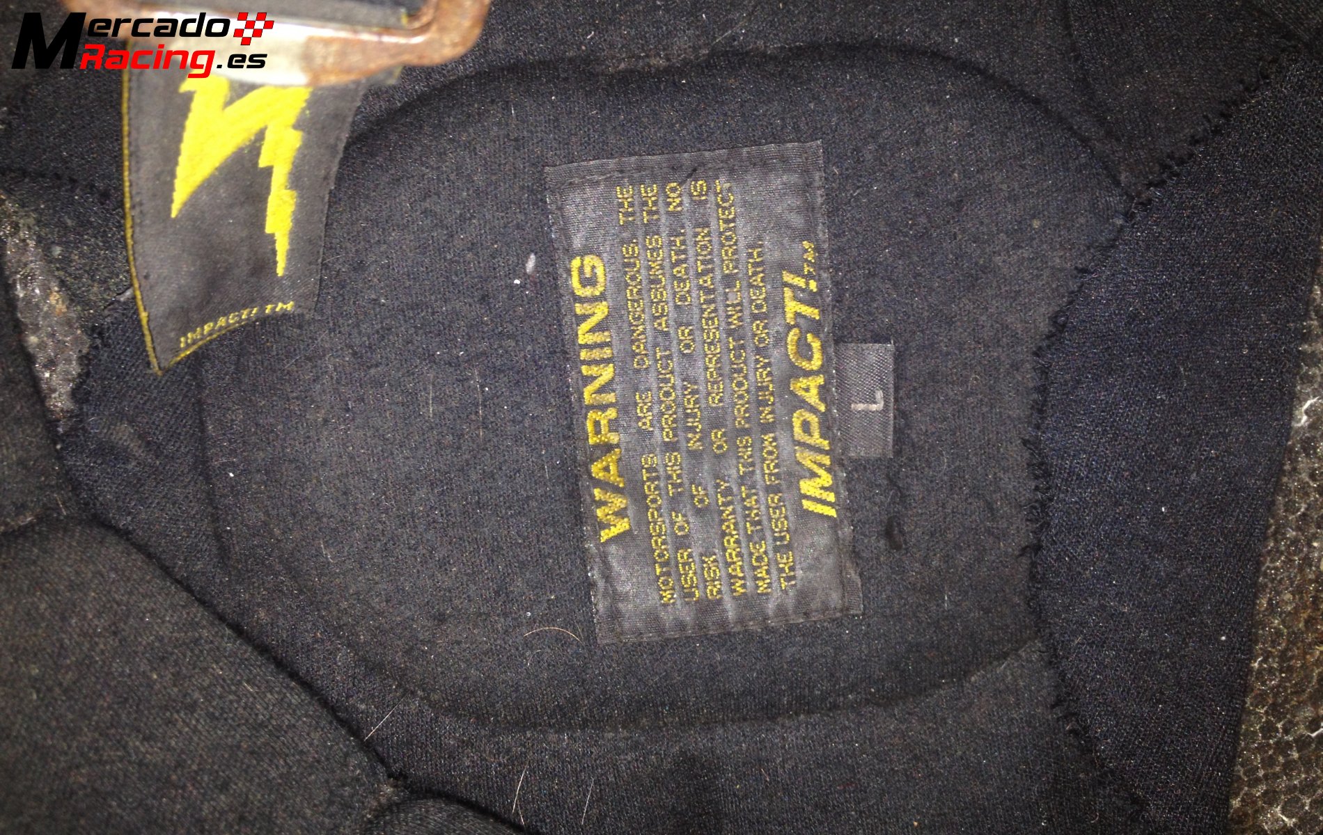 Casco impact talla l