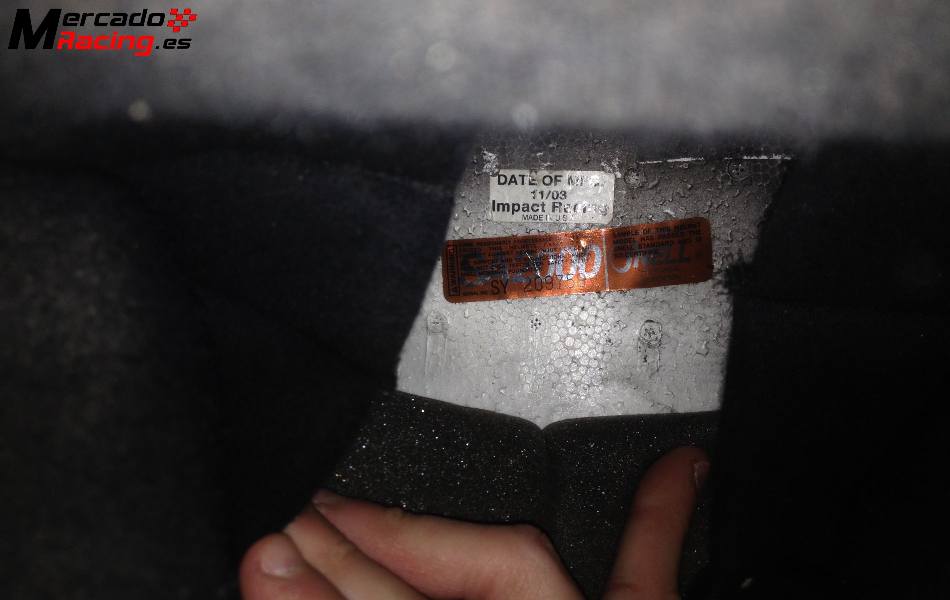 Casco impact talla l