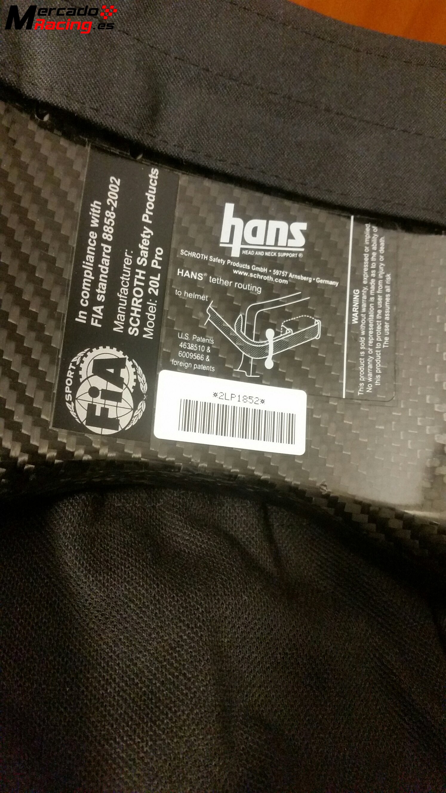 Hans schroth fibra de carbono 20l pro