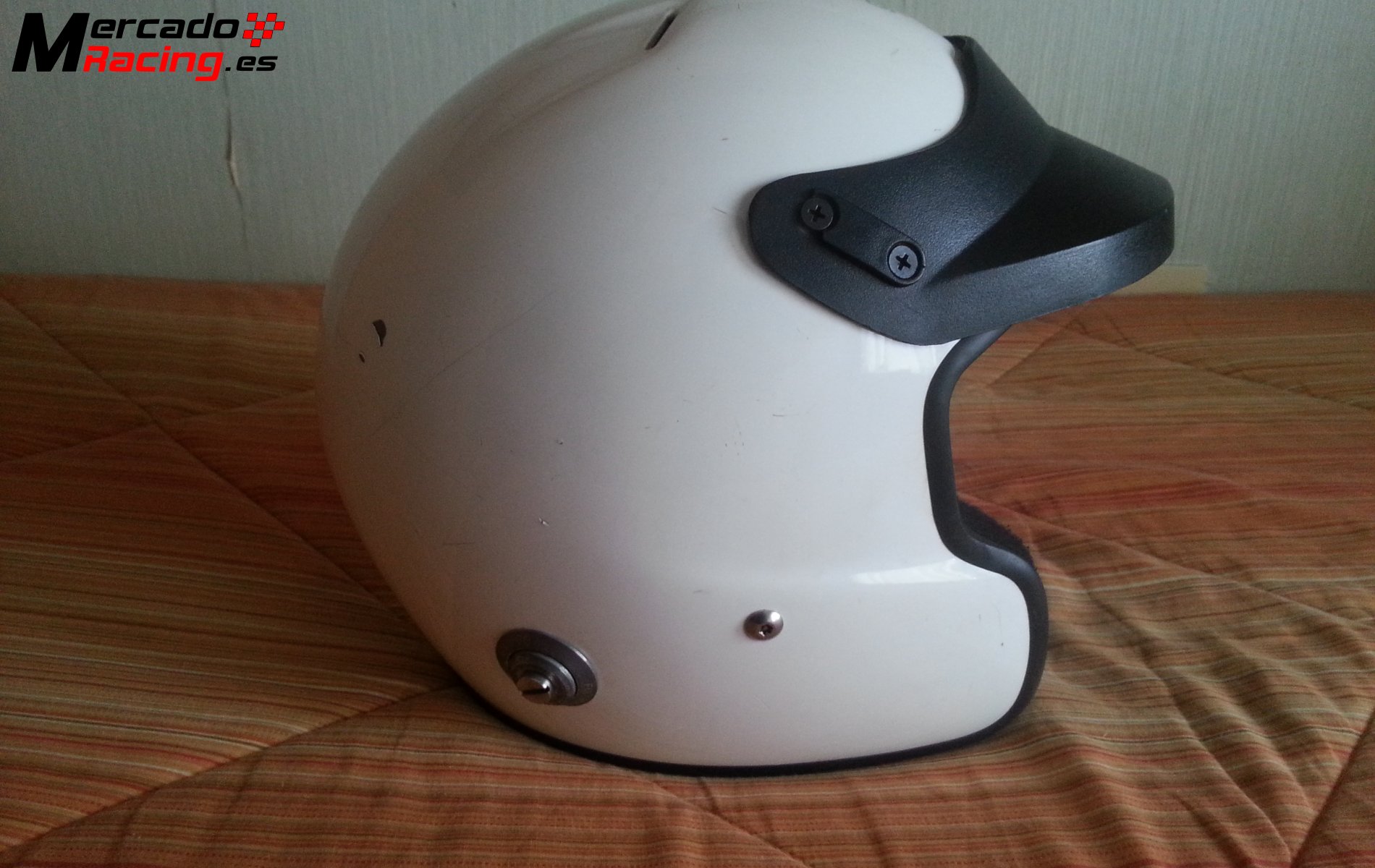 Casco gallupo con clips de hans y homologacion snell 2005 