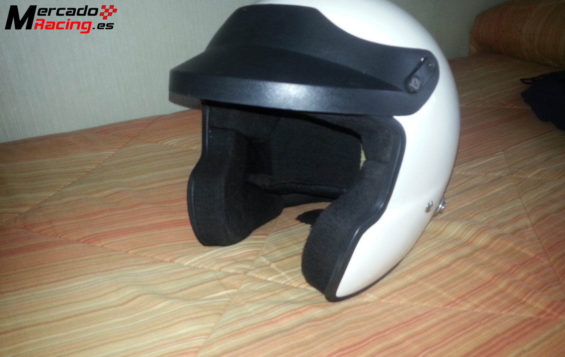 Casco gallupo con clips de hans y homologacion snell 2005 