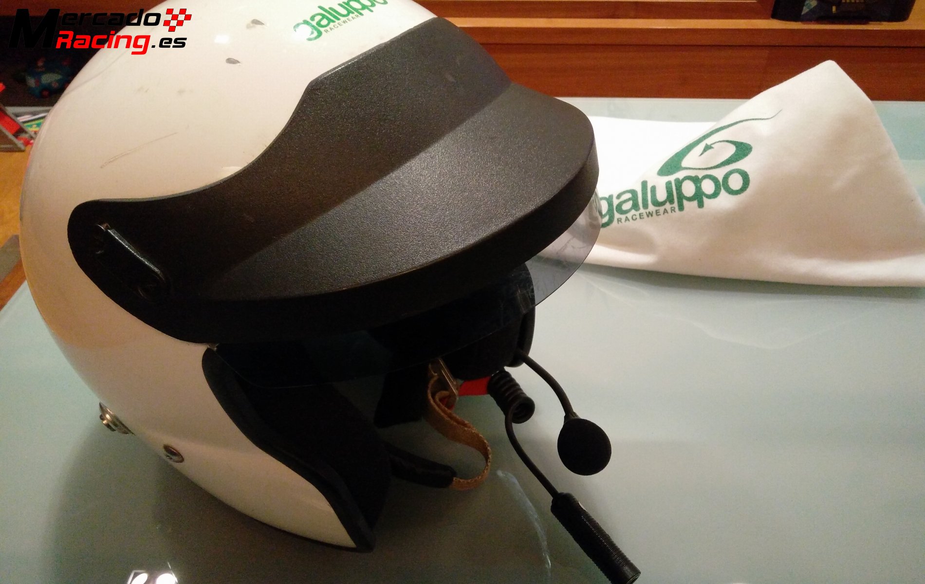 Casco galuppo margam hans homologado fia talla m 