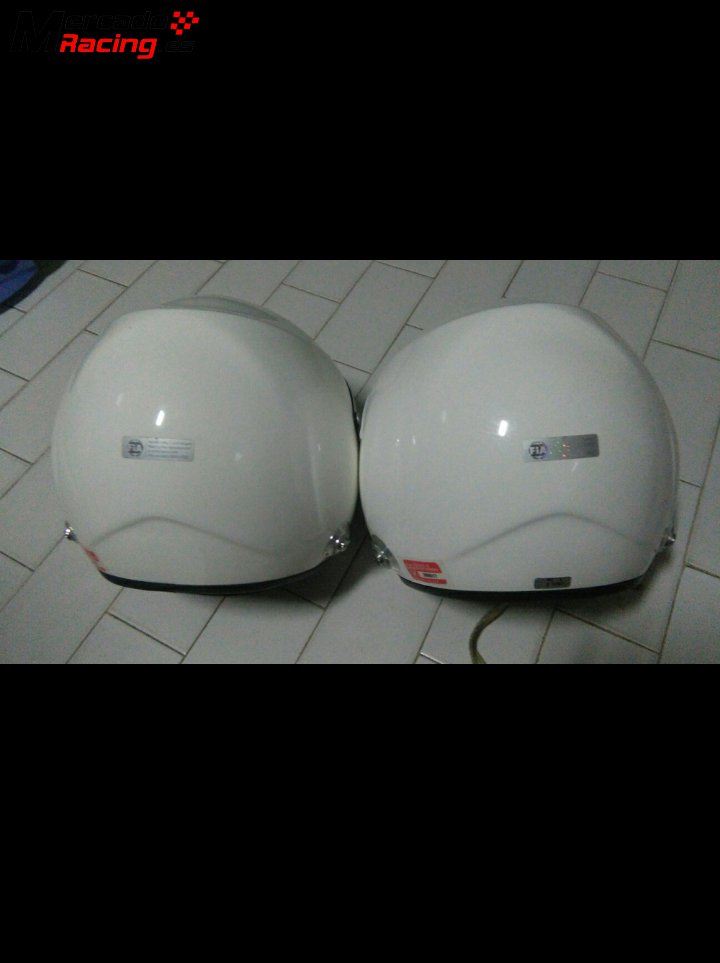 2 cascos omp clips hans