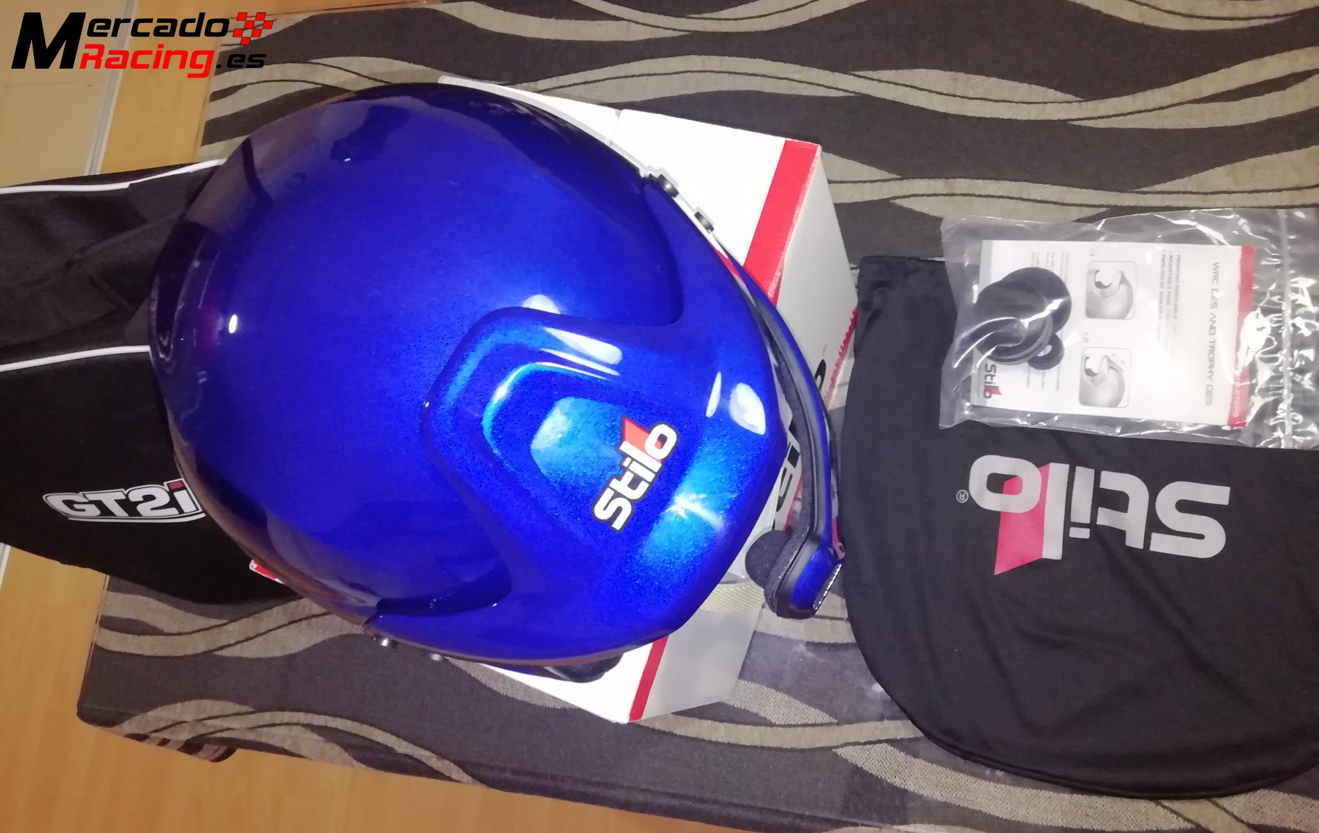 Vendo casco stilo wrc azul nuevo snell 2015