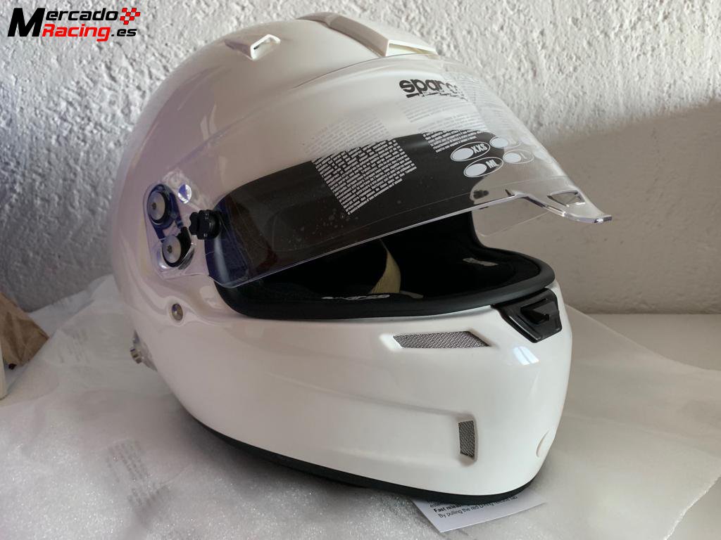 Vendo casco integral sparco air rf-5w sa2015 nuevo
