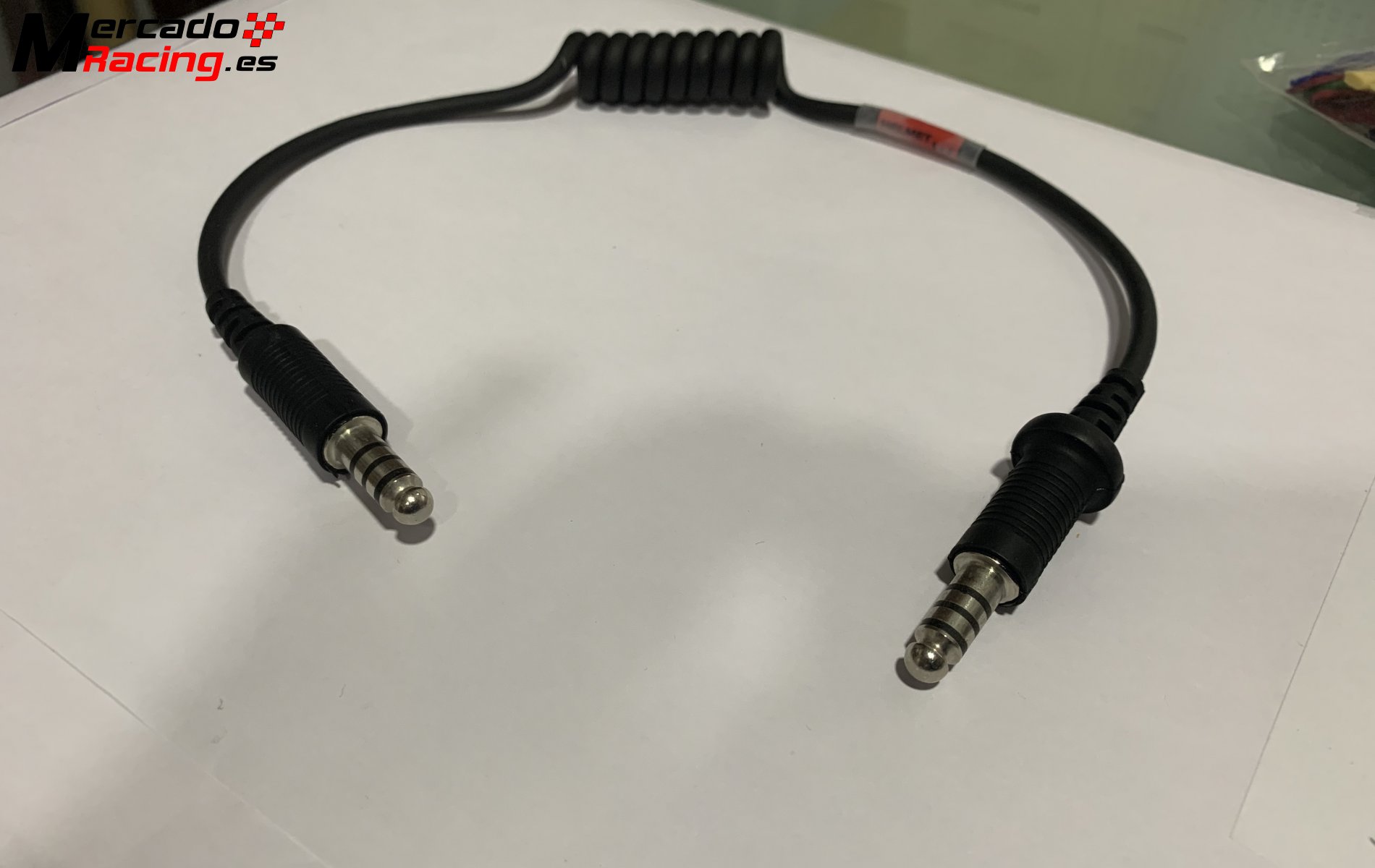 Cable adaptador casco stilo wrc a centralita peltor, solo utilizado en