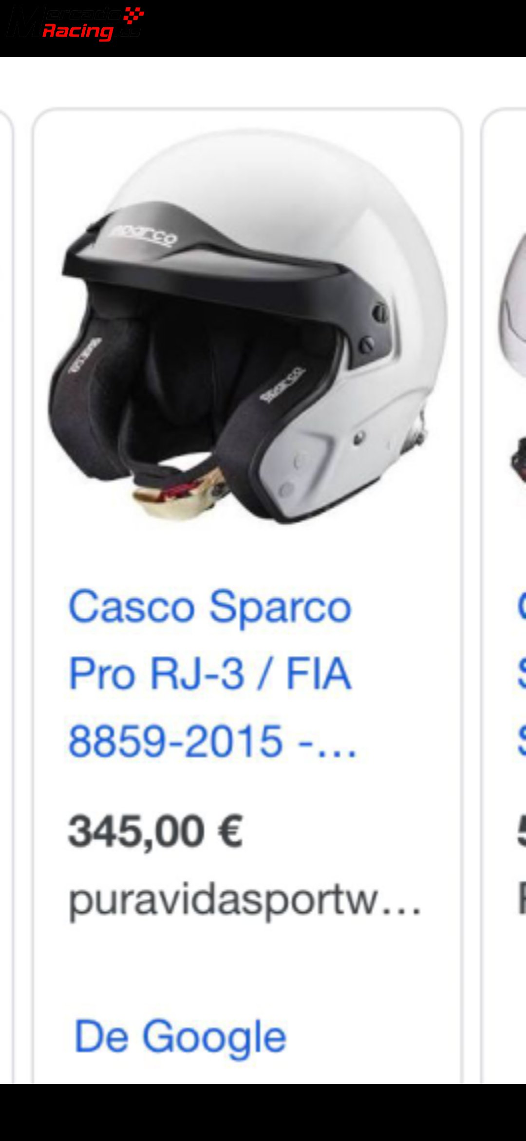 Se vende casco sparco pro rj-3