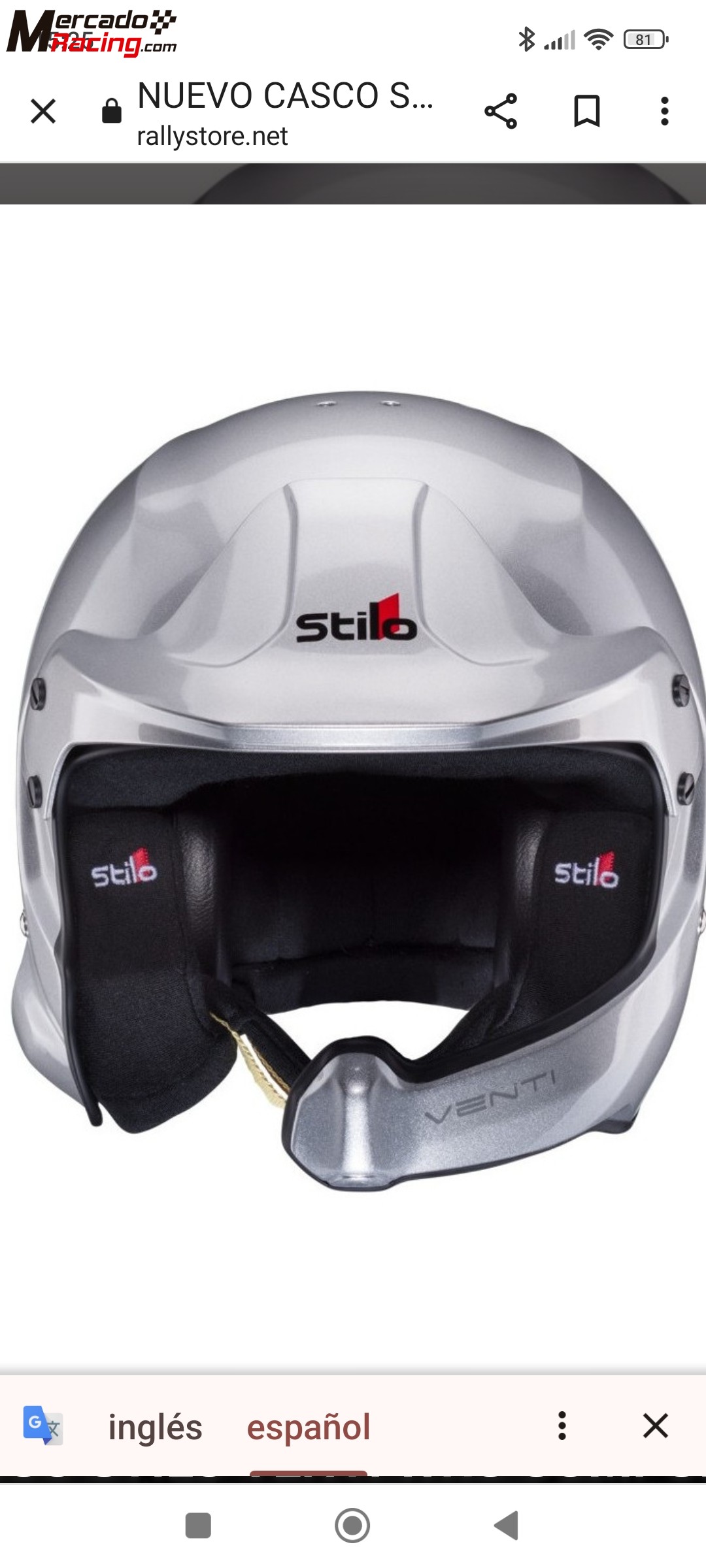 Casco stilo venti talla m 