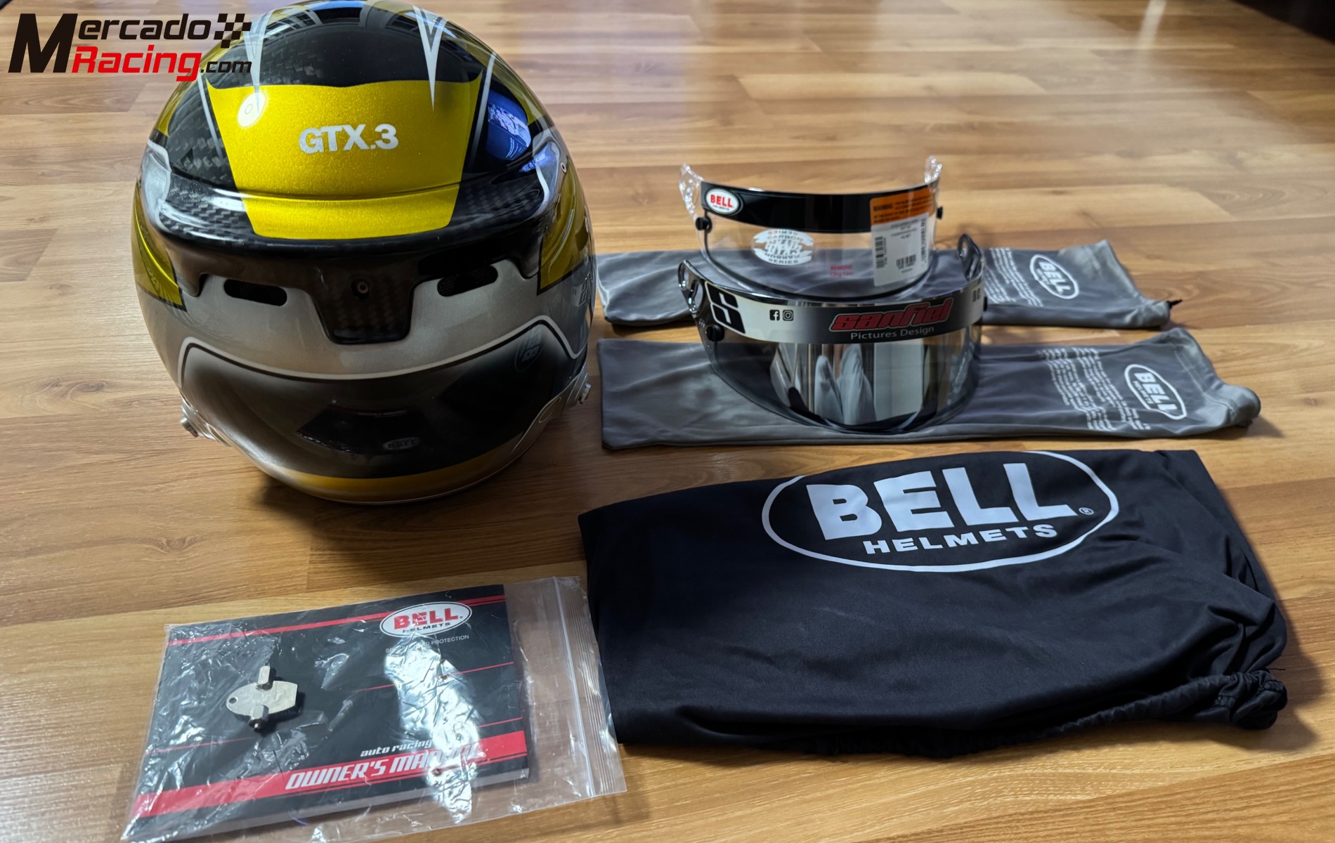 Casco bell gtx3 carbono