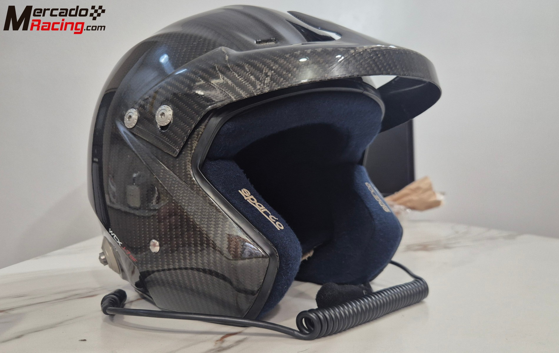 Casco sparco carbono