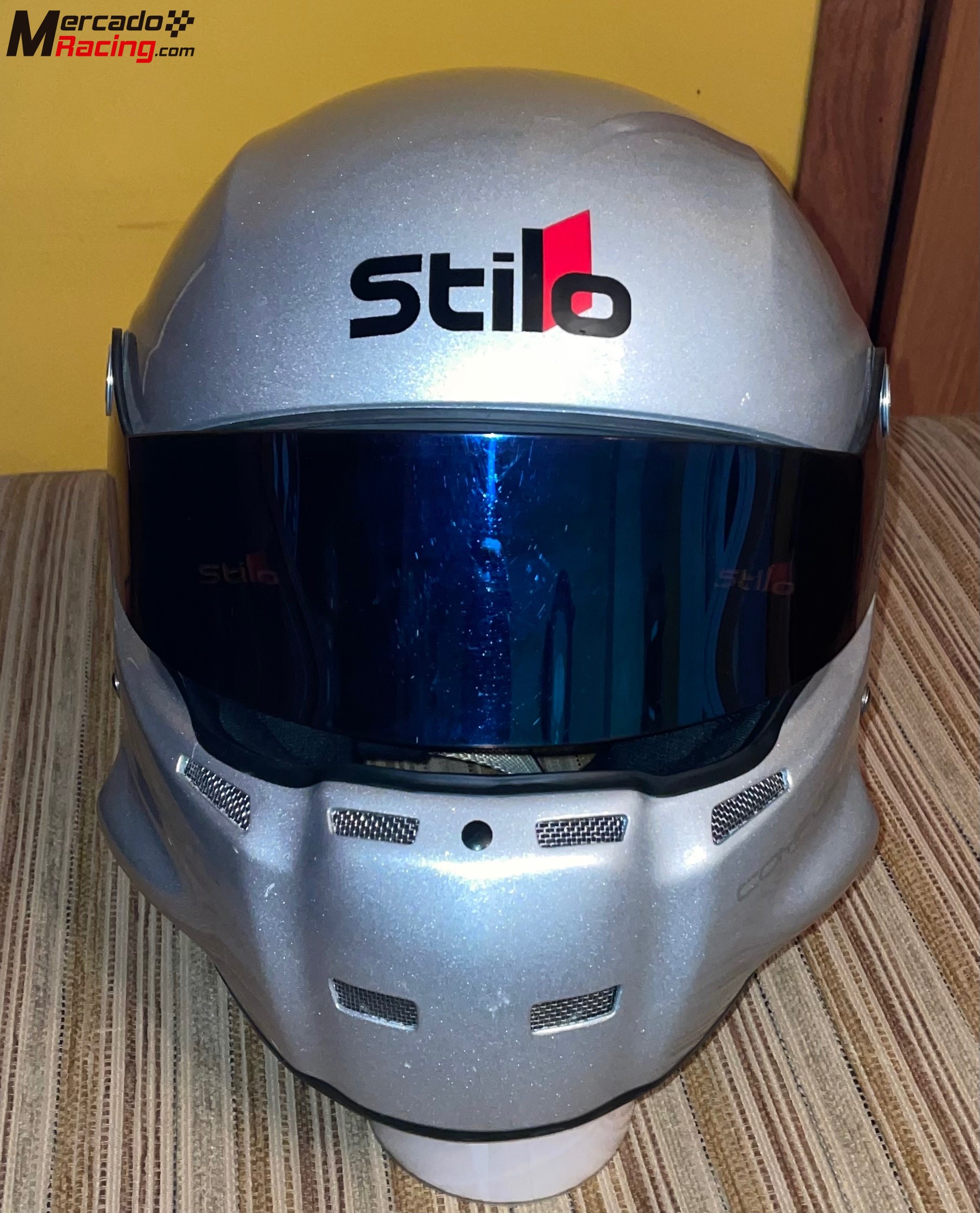 Casco stilo st5 rally con pantalla azul 