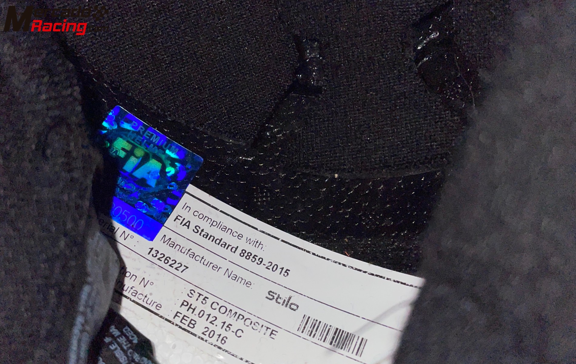 Casco stilo st5 rally con pantalla azul 