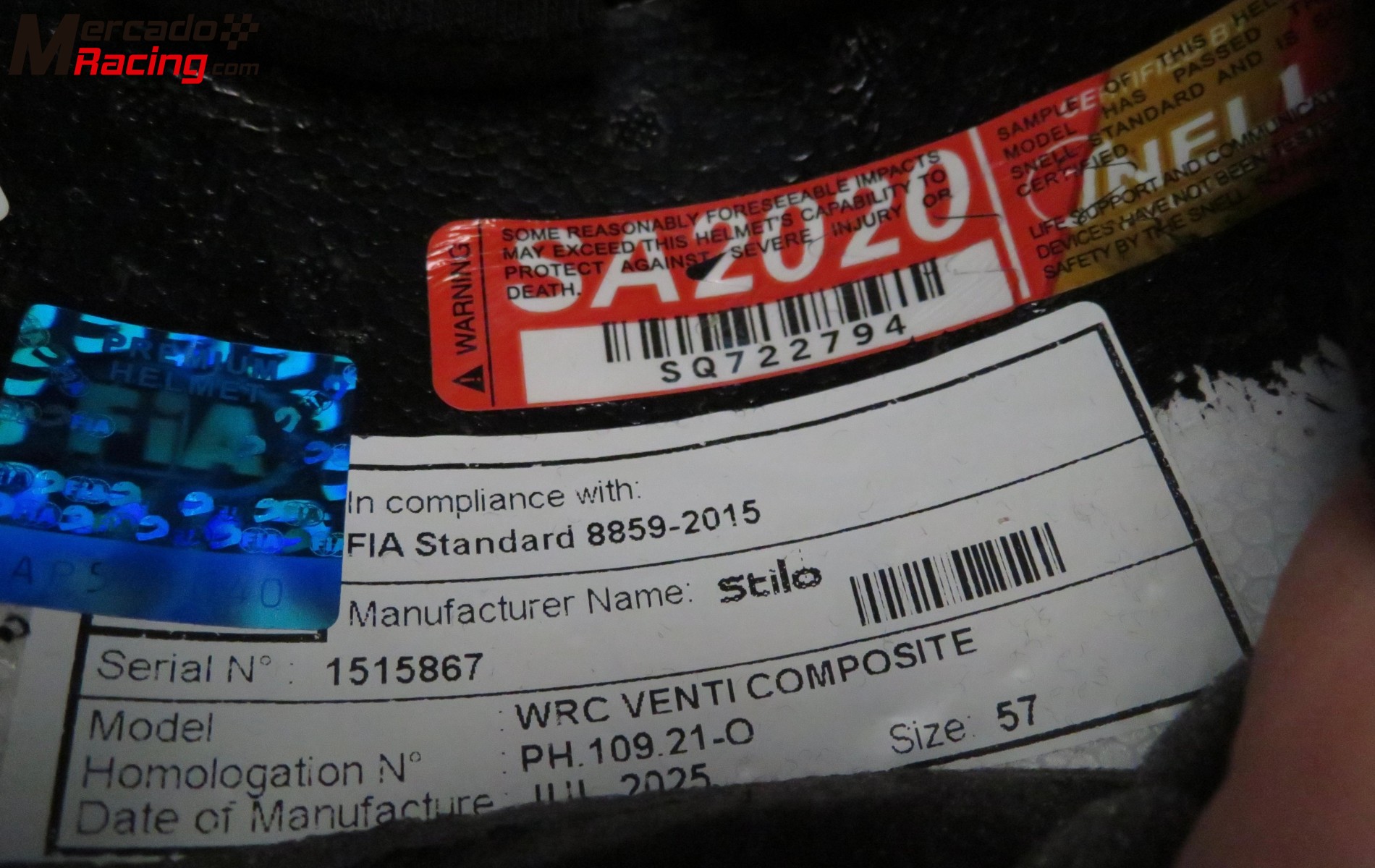 Casco stilo venti fia homologado