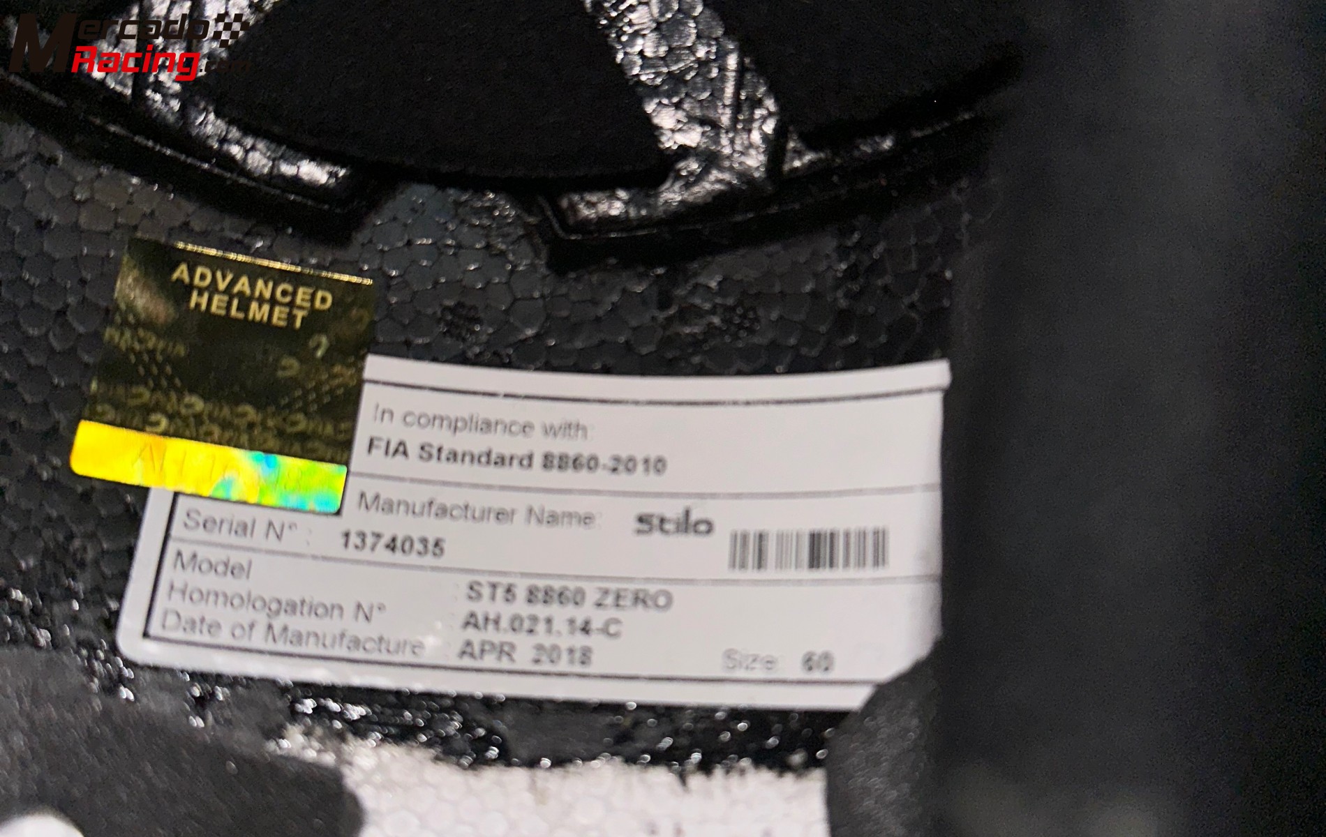 Casco stilo st5r  modelo 8860 zero 