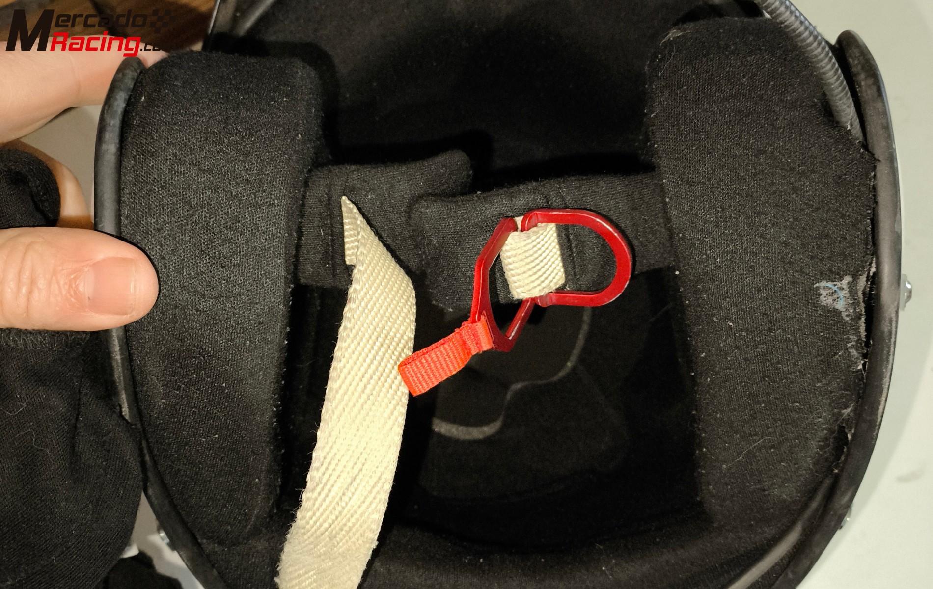 Casco abierto con interfonos stilo, homologación fia vigente 