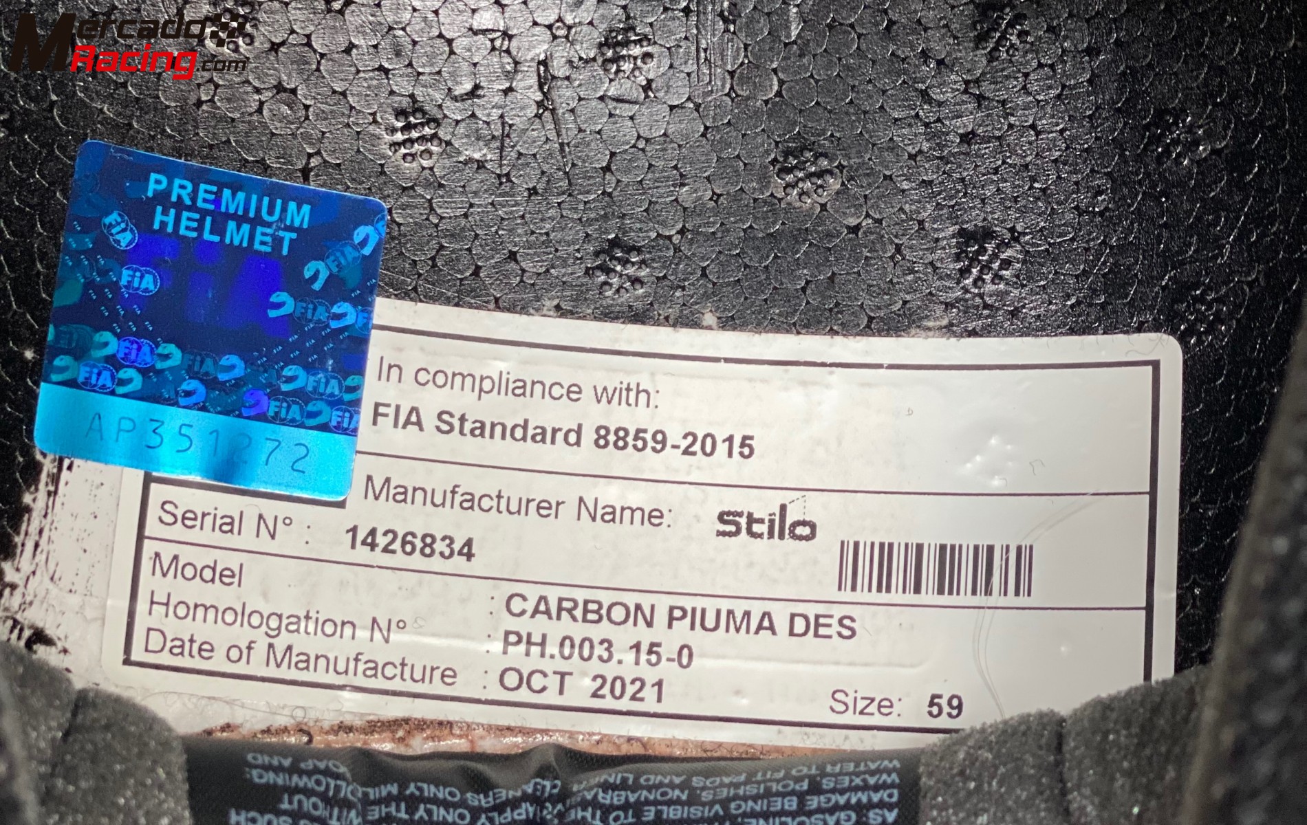 Stilo carbon piuma