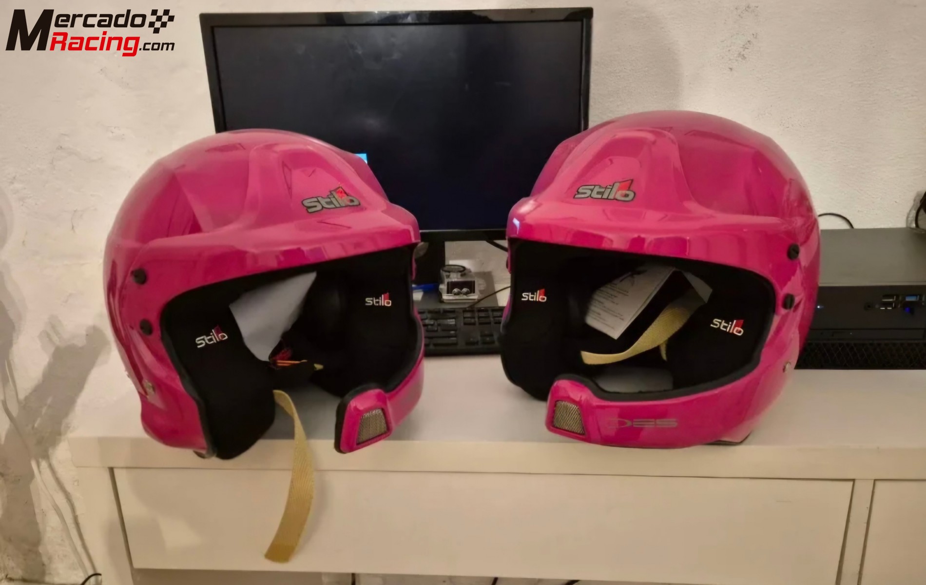 Cascos stilo des rosa talla xl y s