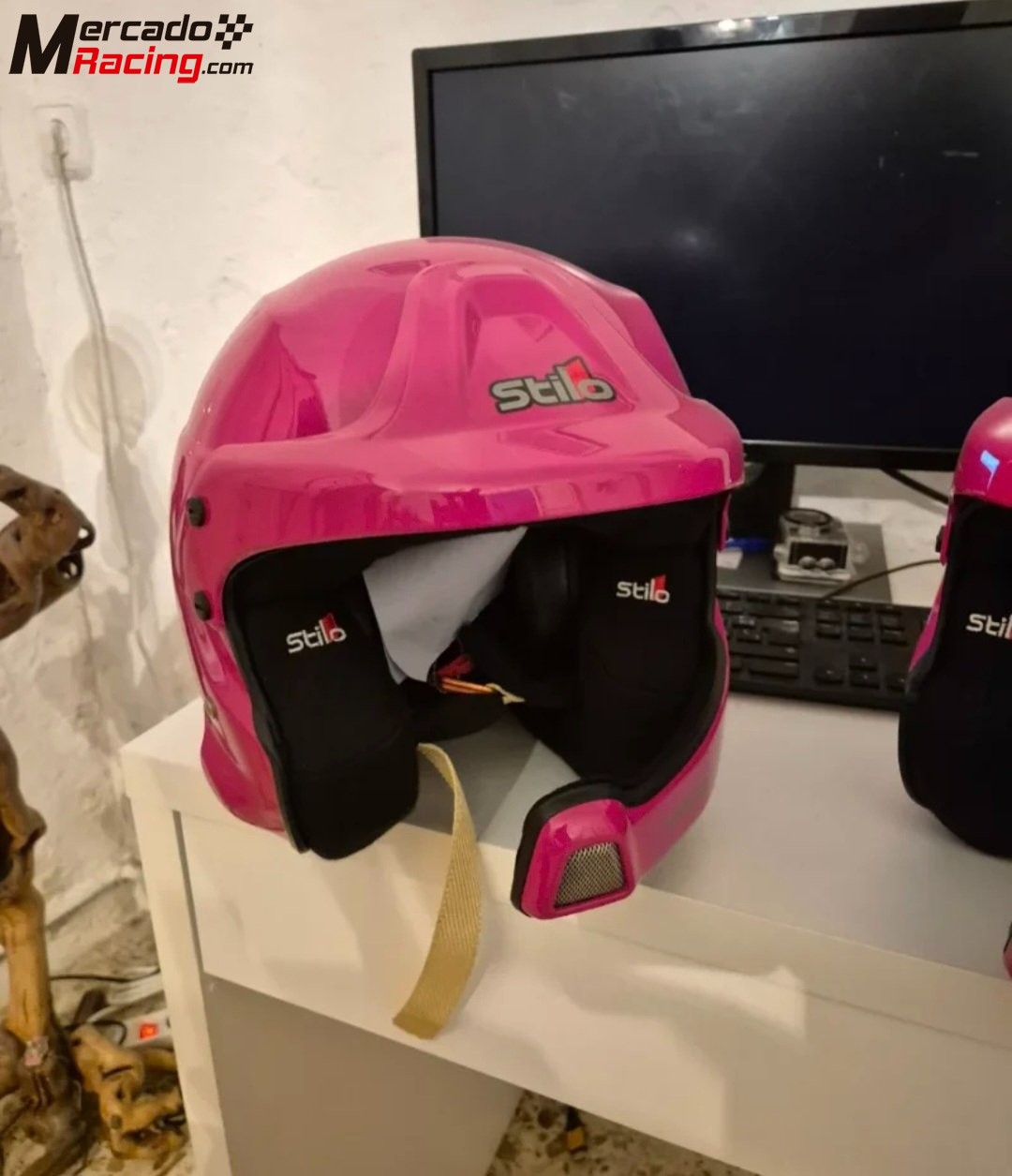 Cascos stilo des rosa talla xl y s