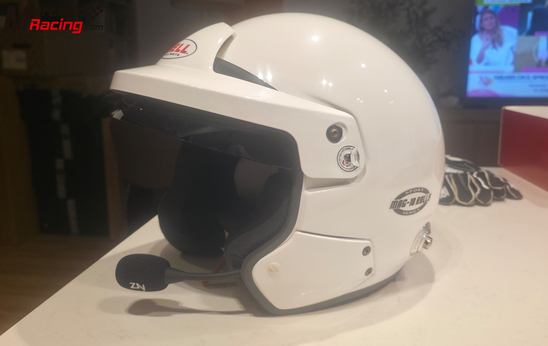 Casco rally bell mag 10 talla m