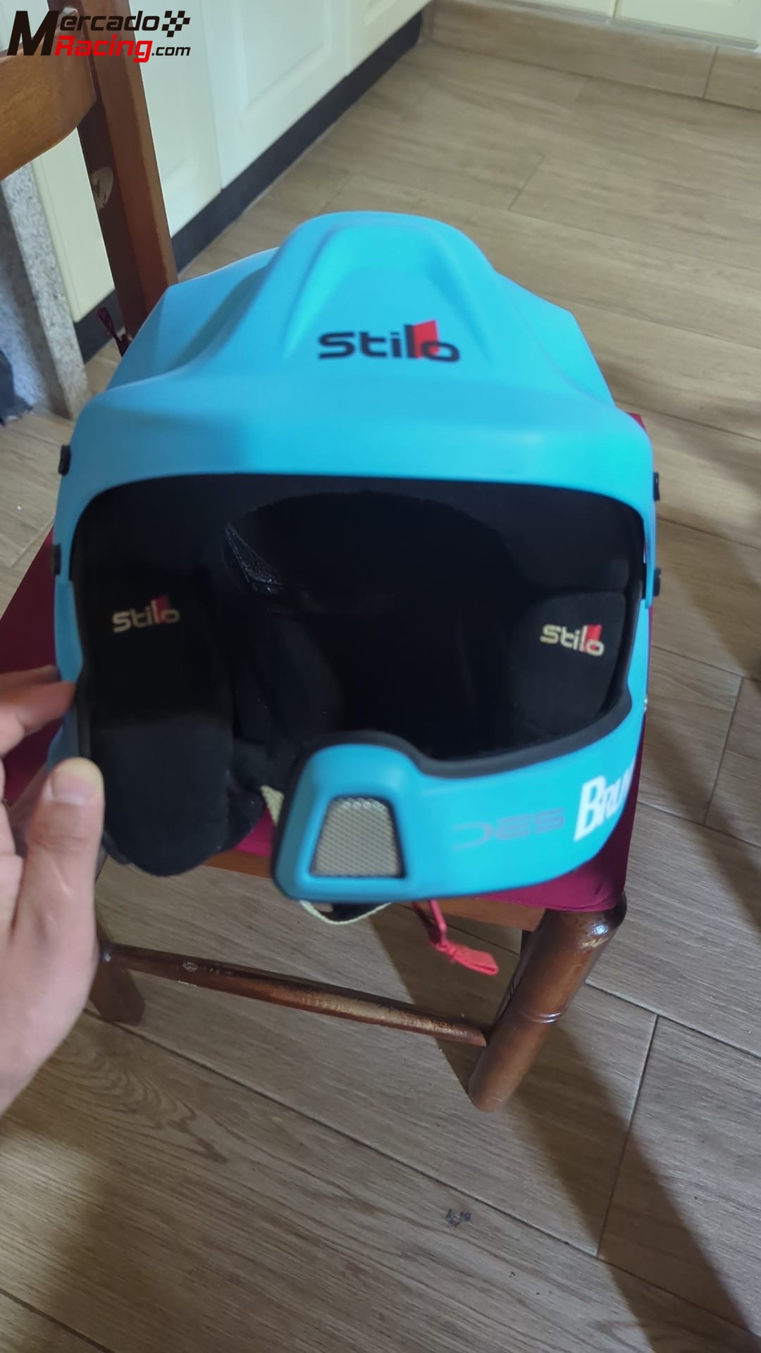 Casco stylo wrc abierto
