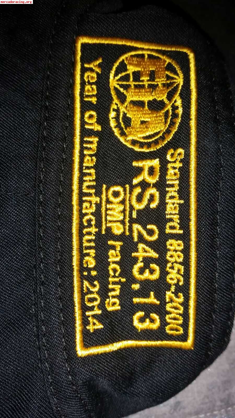 Mono automovilismo omp racing suit black