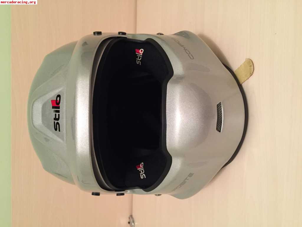 Vendo casco stilo st4r composite 59l con 2carreras!! 