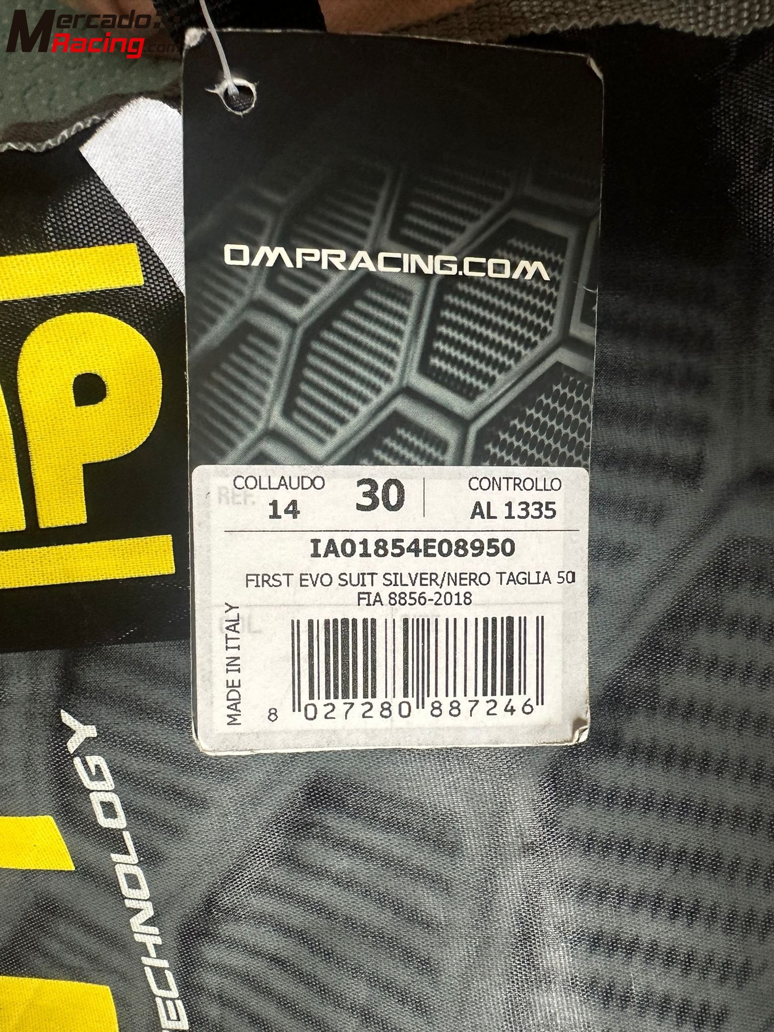 Mono omp firts evo talla 50 