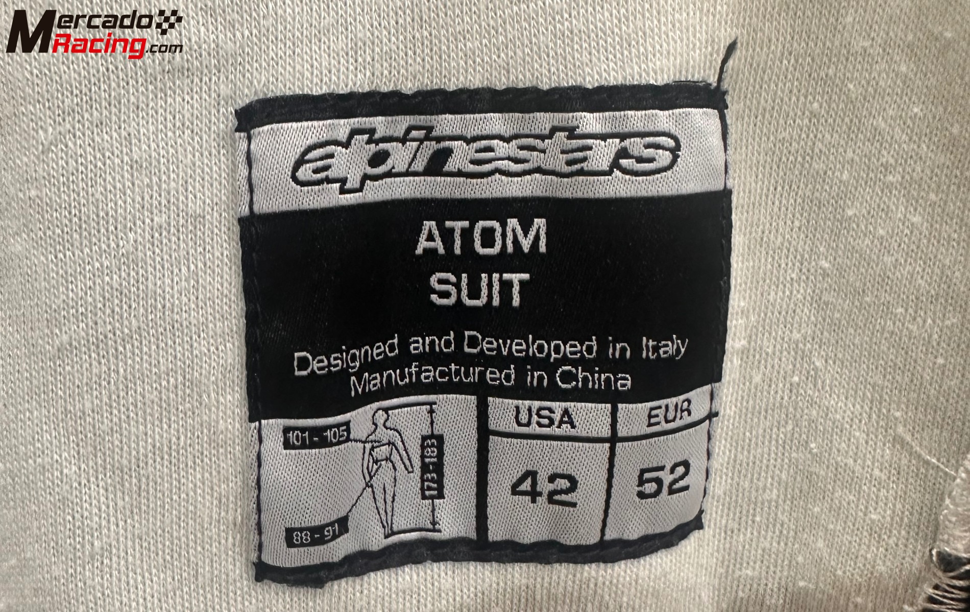 Alpinestars atom suit talla 52