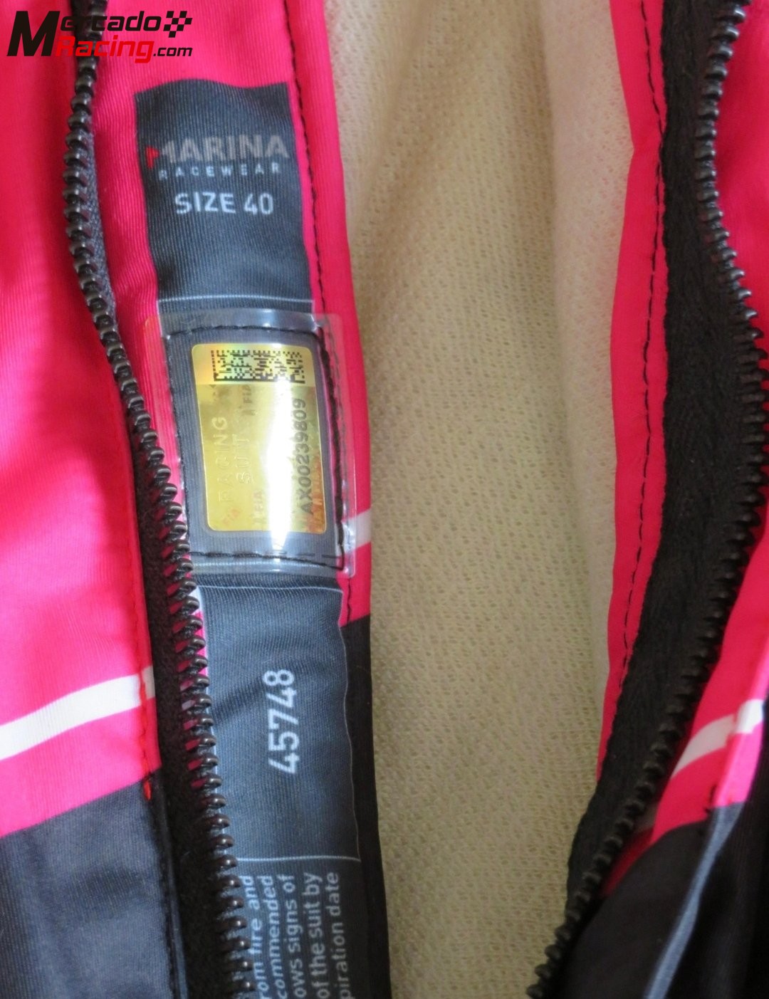 Mono de competición marina race unic plus para mujer. 